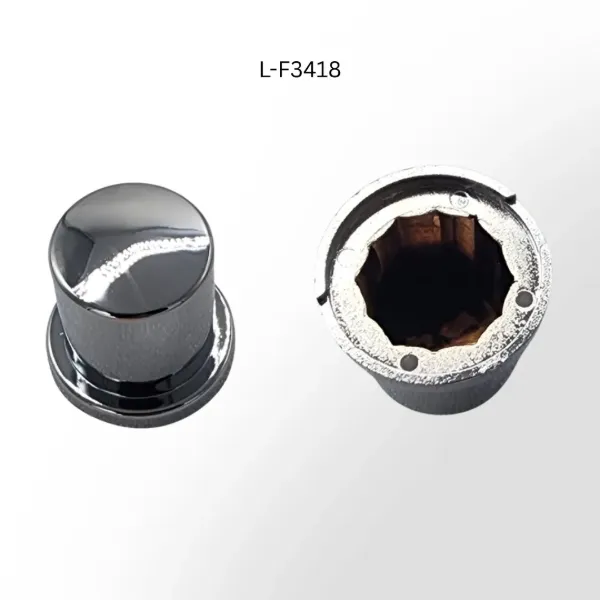 3/4 Inch and 18MM Chrome Plated Plastic Frame Bolt Cover