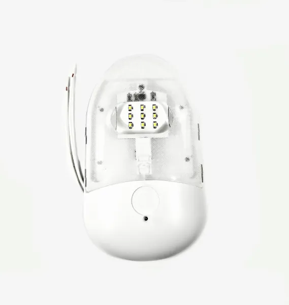 Single Pancake LED Dome Light 2.1 – 9 SMD, 5500K Cool White, Wet-Location Rated, No Switch