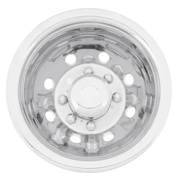 16" Rear Wheel Simulator Set – 8-Lug 8-on-6.5", 8-Hole Design, Fits 1992–2002 Ford E-350/E-450 with 9/16" Wheel Studs
