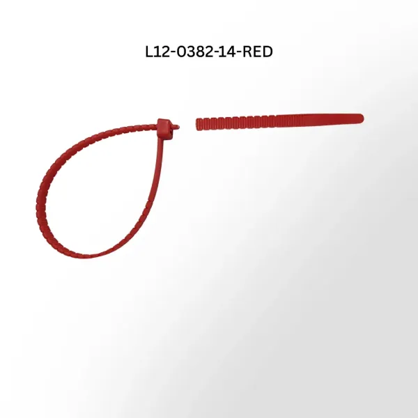 Speedi-Twist 14" Red Tool-Free Breakaway Nylon Zip Ties – 100 Pack