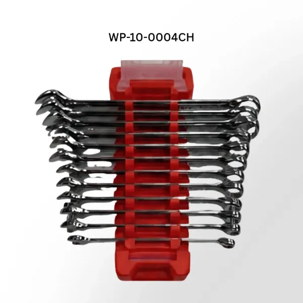 12-Piece Non-Slip Combination Wrench Set – Metric 8–19mm & SAE 5/16"–3/4", Mirror Finish