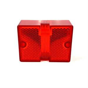REPLACEMENT LENS FOR MARKER ON TRAILER LIGHT, 2"x 3" SIDE, RED