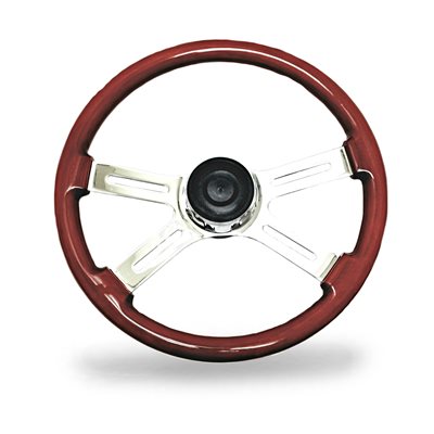 18" KW STEERING WHEEL, 4 SPOKE, (04 / 97-03 / 01) 18" KW STEERING WHEEL, 4 SPOKE, (04 / 97-03 / 01)