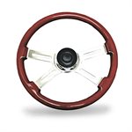 KW STEERING WHEEL, 4 SPOKE, 18"