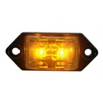 "CHARGER JR." MARKER / CLEARANCE, AMBER , 2-LED, 1 WIRE