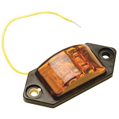 "CHARGER JR." MARKER / CLEARANCE, AMBER , 2-LED, 1 WIRE