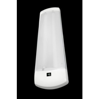 6.5"x24" FLUORESCENT LIGHT, INTERIOR, 2x15W, WHT ABS, ON-OFF SWITCH 6.5"x24" FLUORESCENT LIGHT, INTERIOR, 2x15W, WHT ABS, ON-OFF SWITCH