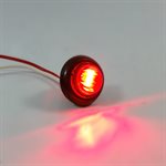 3 / 4" LED MARKER / CLEARANCE, SEALED, RED LENS, W / GROMMET