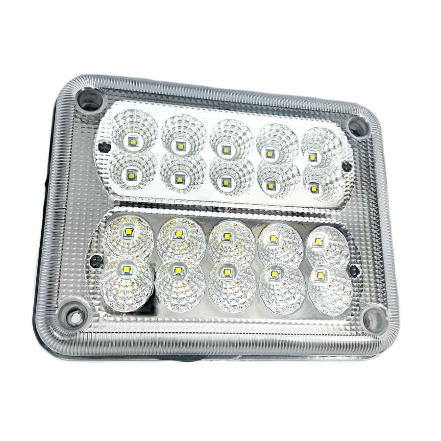 LED SCENE LIGHT, 10 LED'S AT 0° / 10 AT 26°