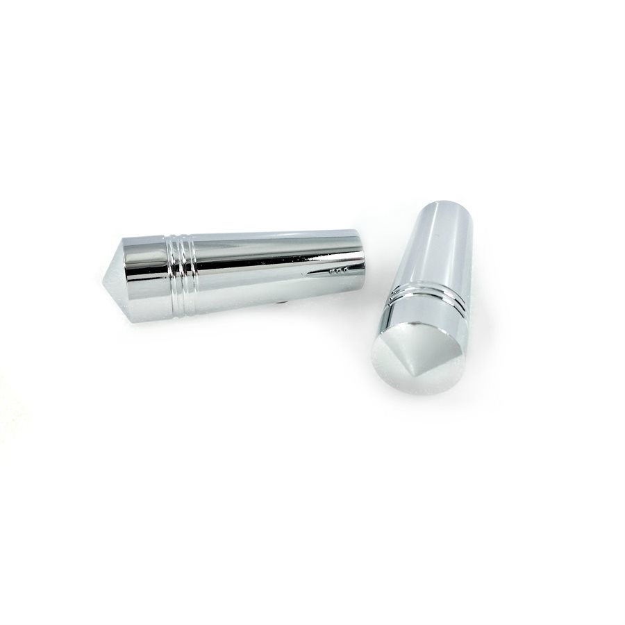 TOGGLE SWITCH EXTENDER, KW SHORT 1.90", W / CHROME POINTED TOP